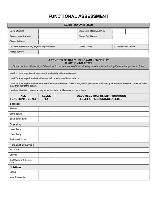 Electronic Form Example